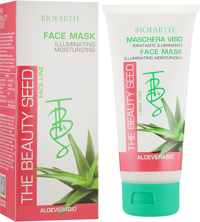 Освіжальна і зволожувальна маска для обличчя - Bioearth The Beauty Seed Refreshing and Moisturizing Mask — фото N1