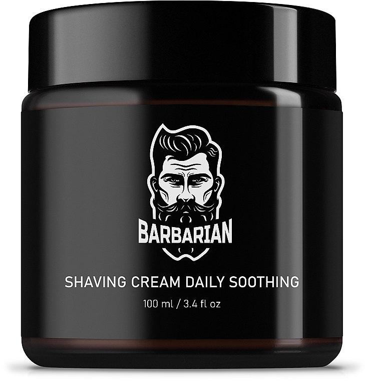 Крем для бритья успокаивающий “Daily Soothing” - Barbarian Shaving Cream Daily Soothing — фото N1