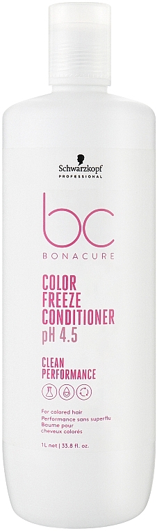 Кондиционер для окрашенных волос - Schwarzkopf Professional Bonacure Color Freeze Conditioner pH 4.5 — фото N3