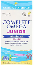 Духи, Парфюмерия, косметика Пищевая добавка, лимон 283 мг "Омега-3" - Nordic Naturals Complete Omega Junior