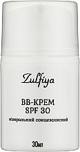 Минеральный солнцезащитный BB-крем для лица (SPF 30) - Zulfiya  — фото N1
