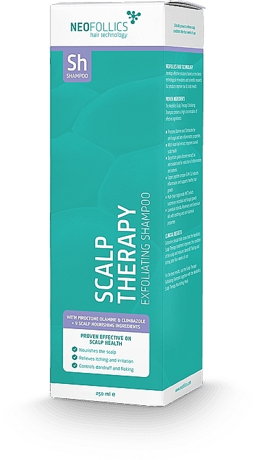 Отшелушивающий шампунь - Neofollics Hair Technology Scalp Therapy Exfoliating Shampoo — фото N4