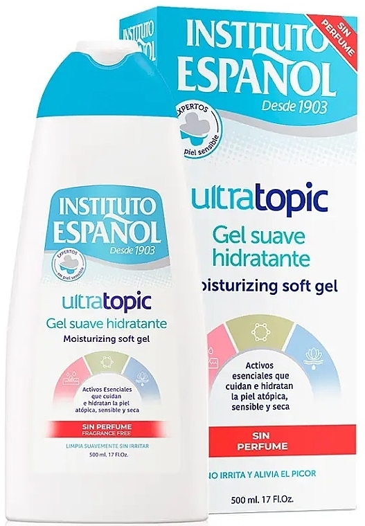 Мягкий увлажняющий гель для душа - Instituto Espanol Ultratopic Soft Moisturizing Gel — фото N1