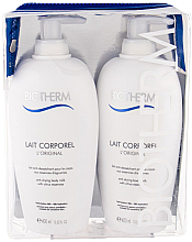 Духи, Парфюмерия, косметика Набор - Biotherm Lait Corporel Duo (b/milk/400mlx2)