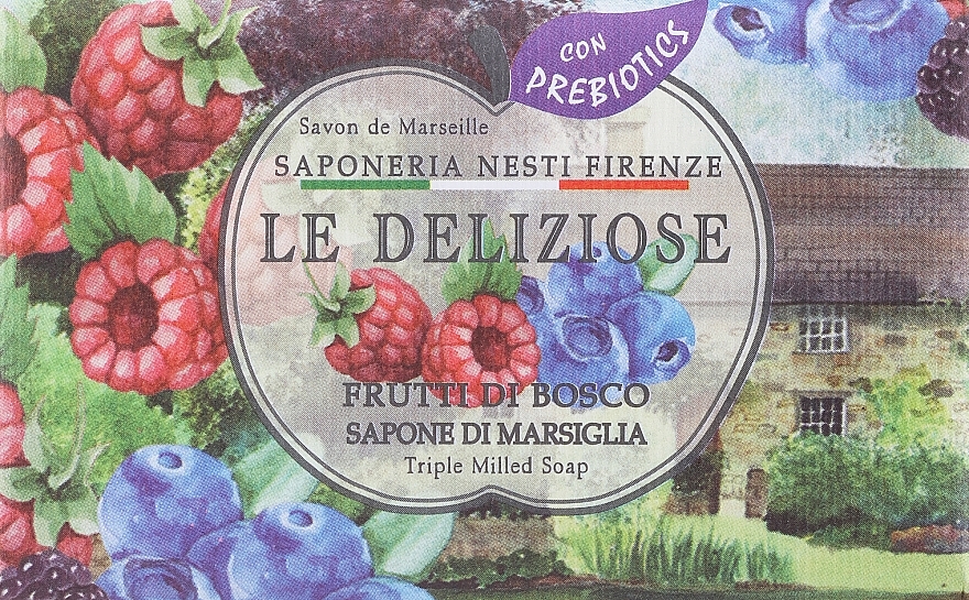 Мило "Ягоди" - Nesti Dante Le Deliziose Berries Soap — фото N1