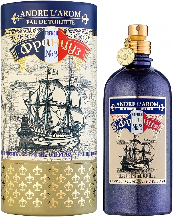 Aroma Parfume Andre L'arom Француз №3 - Туалетна вода — фото N2
