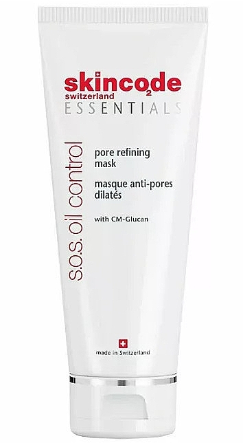 Очищувальна маска для обличчя - Skincode Essentials S.O.S. Oil Control Pore Refining Mask — фото N1