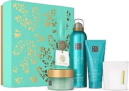 Духи, Парфюмерия, косметика Набор - Rituals The Ritual of Karma Medium Gift Set (cr/100ml + gel/200ml + scr/125ml + candle/140g)