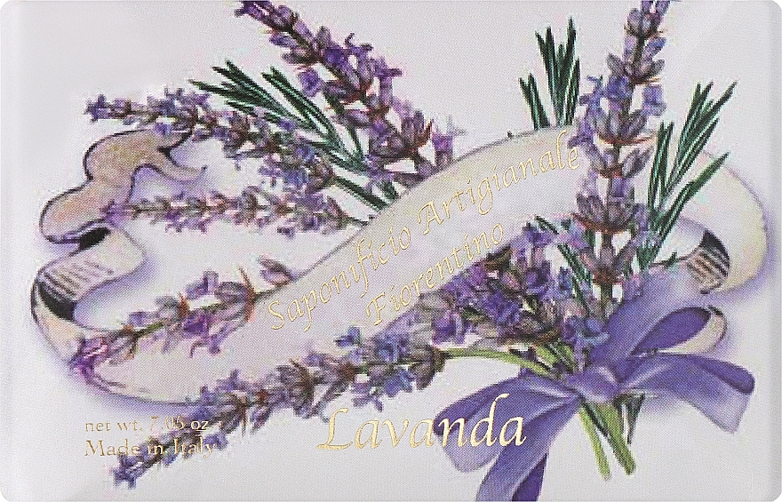 Мило туалетне "Лаванда" - Saponificio Artigianale Fiorentino Lavender — фото N1