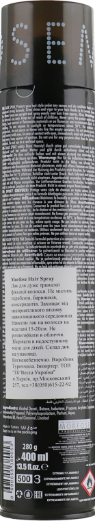 Лак для волосся - Morfose Hair Spray Extra Strong — фото N2
