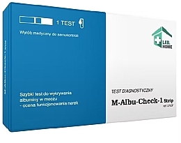 Диагностический тест для подтверждения наличия альбумина в моче - Lab.Home M-Albu-Check-1 — фото N1