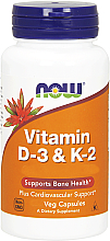 Духи, Парфюмерия, косметика Капсулы "Витамины Д3 и К2" - Now Foods Vitamin D3 & K2 1000 IU/45mcg