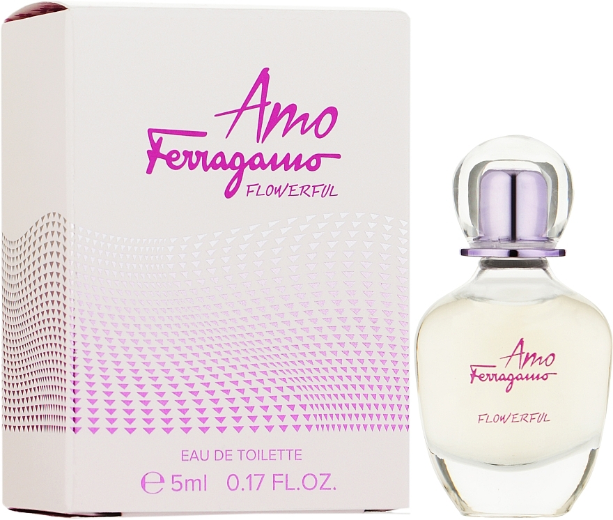 ПОДАРУНОК! Salvatore Ferragamo Amo Ferragamo Flowerful - Туалетна вода (міні) — фото N2