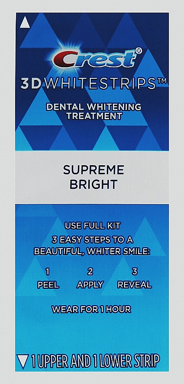 Відбілювальні смужки для зубів, без коробки - Crest Supreme Bright Flex Fit Whitestrips — фото N2