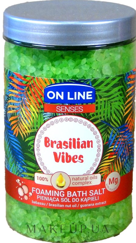 Соль для ванны - On Line Senses Bath Salt Brasilian Vibes — фото 480g