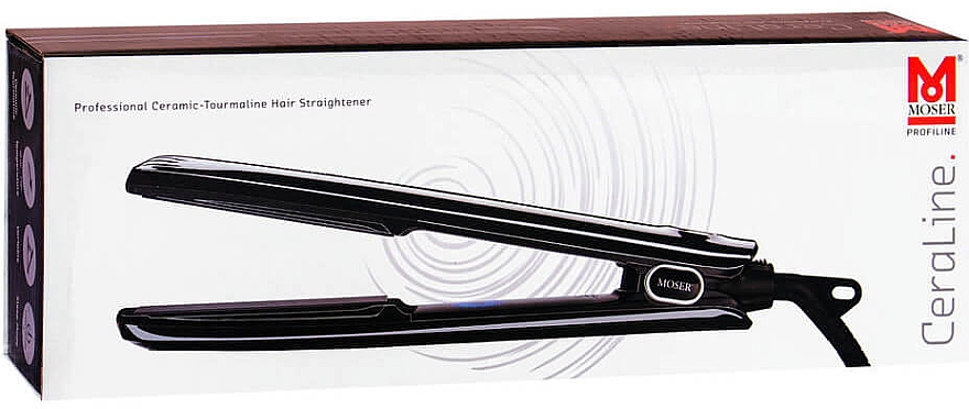 Випрямляч для волосся із сенсорним управлінням - Moser CeraLine Black — фото N3