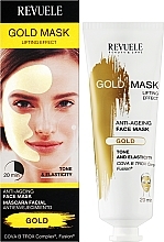 Антивозрастная маска для лица - Revuele Gold Face Mask Lifting Effect Anti-Age — фото N2