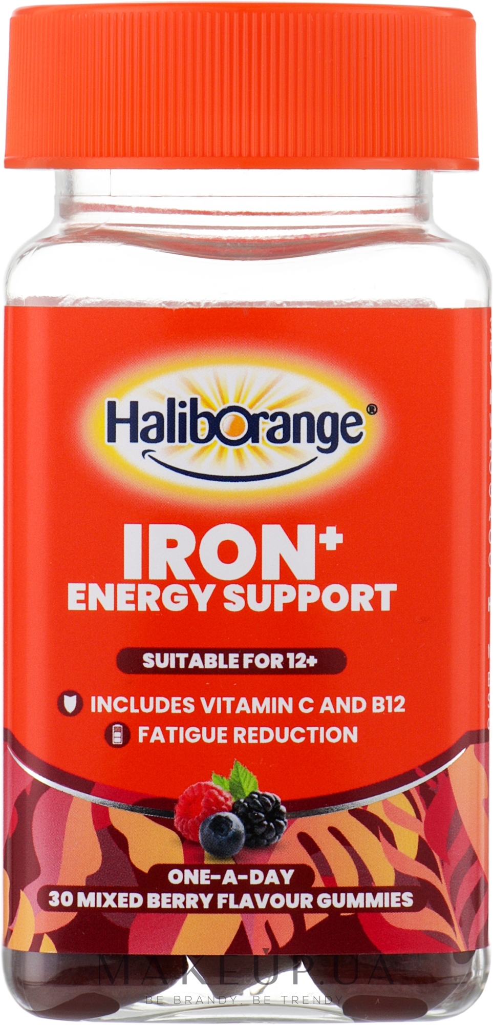 Пищевая добавка для взрослых "Железо" - Haliborange Iron+ Energy Support  — фото 30шт