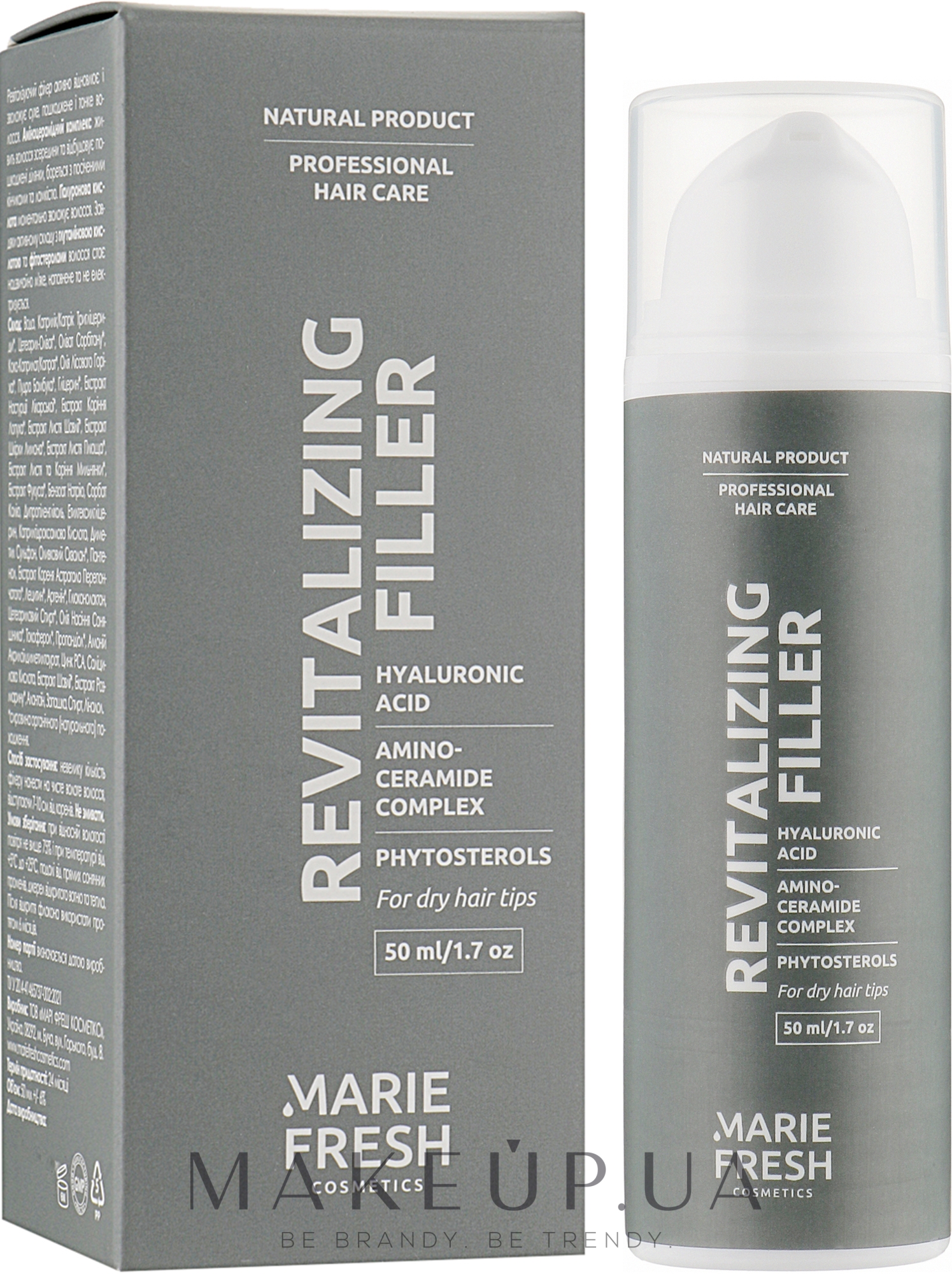 Ревитализирующий филлер для сухих кончиков волос - Marie Fresh Cosmetics Professional Hair Series Revitalizing Filler — фото 50ml