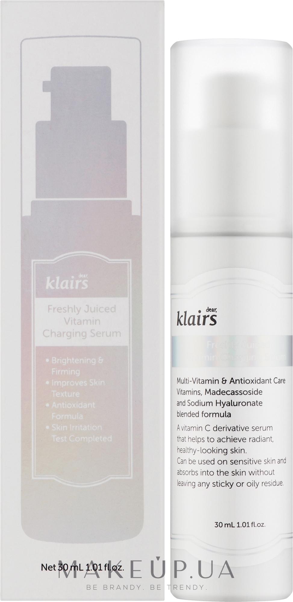 Вітамінна сироватка для обличчя - Klairs Freshly Juiced Vitamin Charging Serum — фото 30ml