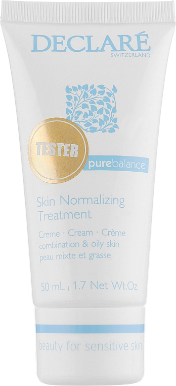Крем, який нормалізує жирність шкіри - Declare Skin Normalizing Treatment Cream (тестер) — фото N1