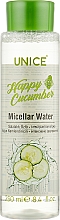 Мицеллярная вода с экстрактом огурца - Unice Micellar Water — фото N1