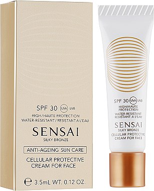 Сонцезахисний крем для обличчя SPF30 - Sensai Cellular Protective Cream For Face (пробник) — фото N1