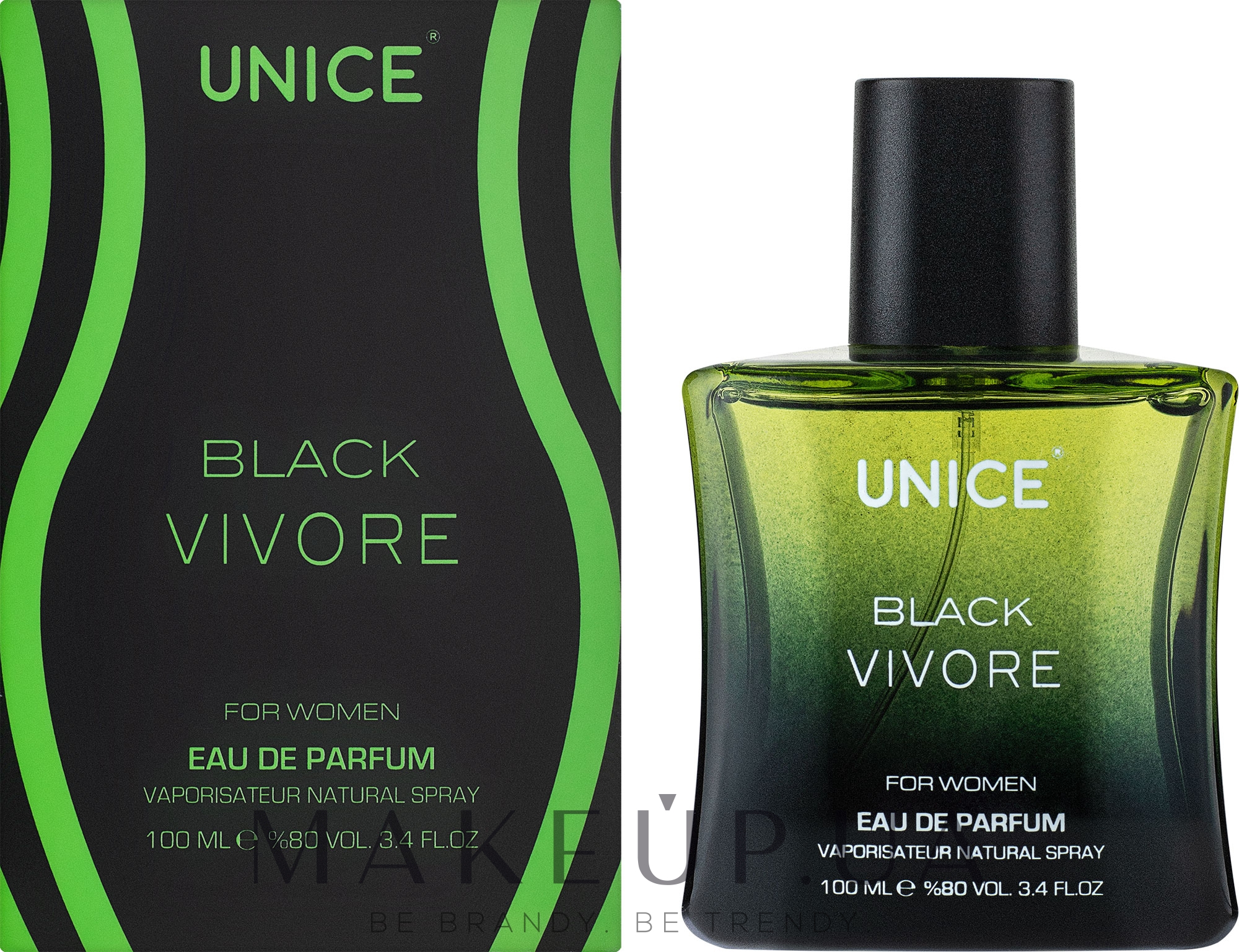 Unice Black Vivore - Парфюмированная вода — фото 100ml