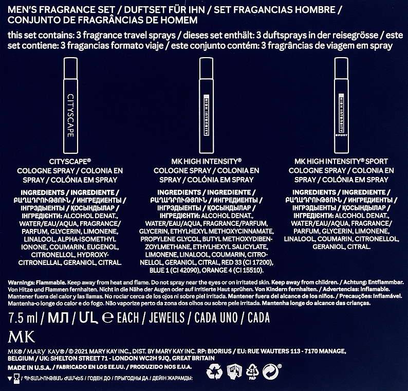 Подарочный набор мужских ароматов - Mary Kay (3x7.5ml) — фото N3