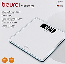 Белые стеклянные весы - Beurer GS 400 Signature Line White — фото N2