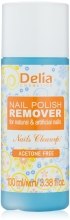 Жидкость для снятия лака с натуральных и искусственных ногтей - Delia Acetone Free Nail Polish Remover for Natural and Artificial Nails — фото N3