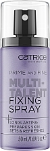 Фиксирующий спрей для макияжа - Catrice Prime And Fine Multitalent Fixing Spray — фото N1