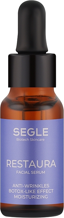 Сироватка зволожуюча проти зморшок для обличчя - Segle Restaura Facial Serum — фото N2