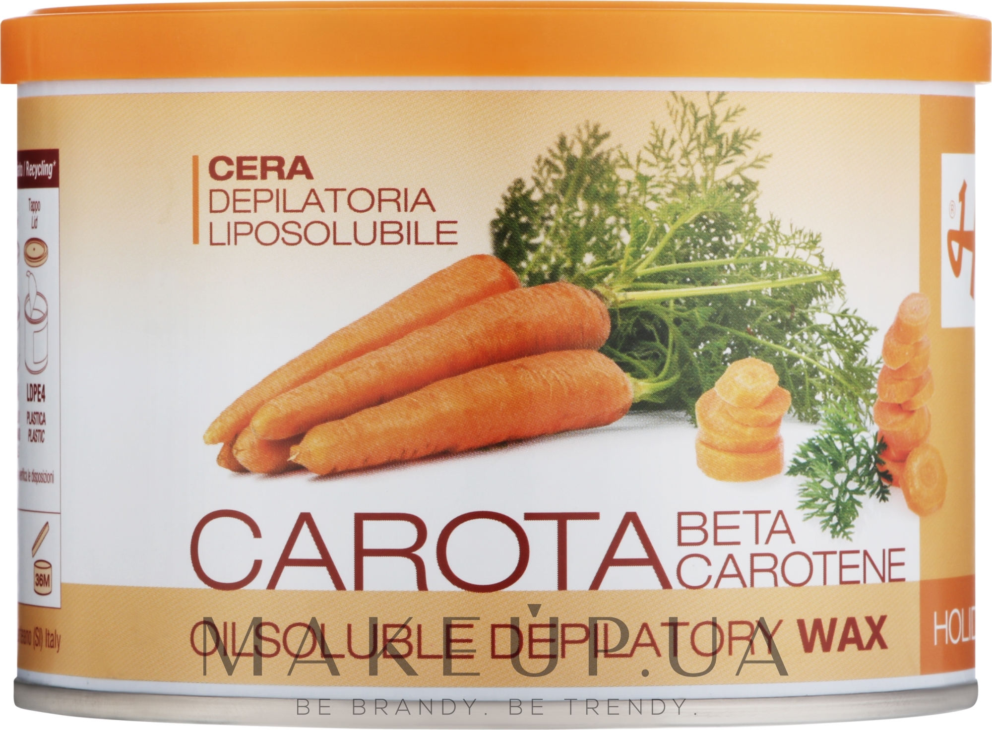 Віск для депіляції "Морква" - Holiday Depilatori Wax Carota — фото 400ml