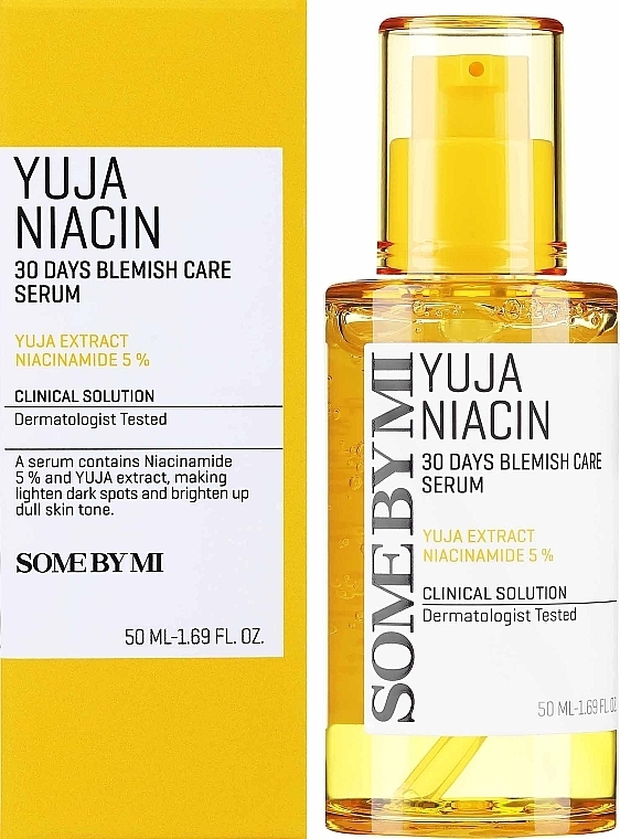 Сыворотка для выравнивания тона кожи лица - Some By Mi Yuja Niacin Blemish Serum — фото N4