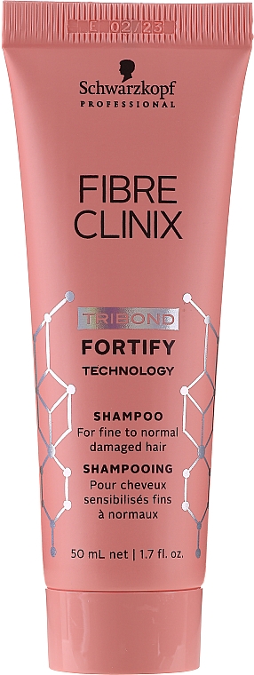 Укрепляющий шампунь для волос - Schwarzkopf Professional Fibre Clinix Fortify Shampoo — фото N1