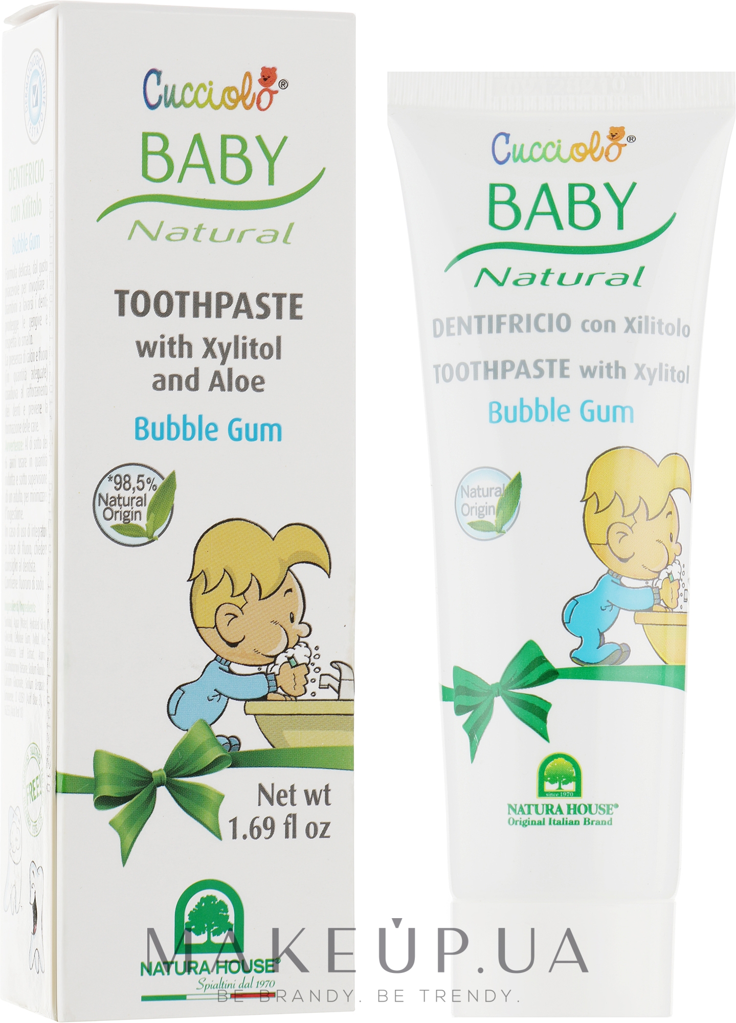 Зубна паста «Жувальна гумка» - Natura House Baby Cucciolo Toothpaste — фото 50ml