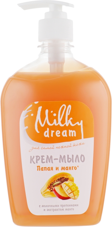 Жидкое мыло "Папайя и манго" - Milky Dream — фото N2