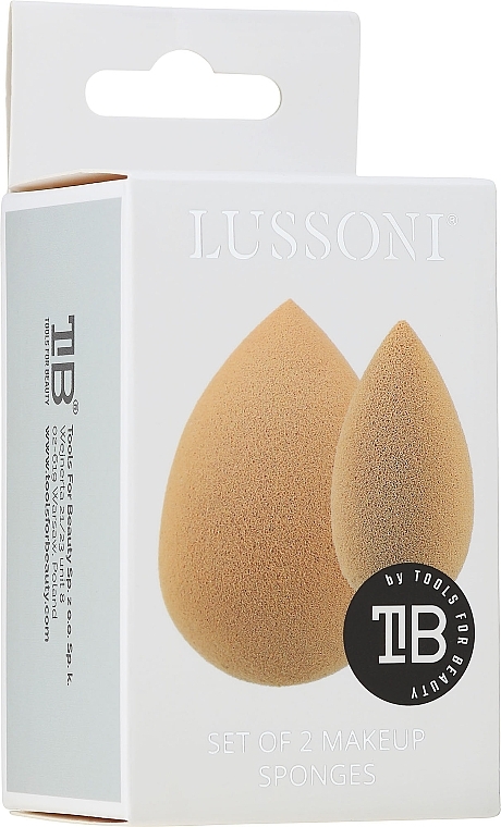 Спонж для макияжа - Lussoni Raindrop Makeup Sponge Set