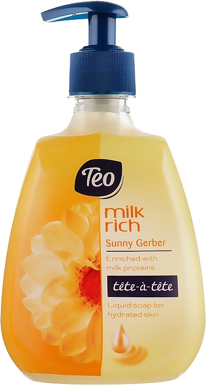 Рідке гліцеринове мило зі зволожувальною дією - Teo Milk Rich Tete-a-Tete Sunny Gerber Liquid Soap