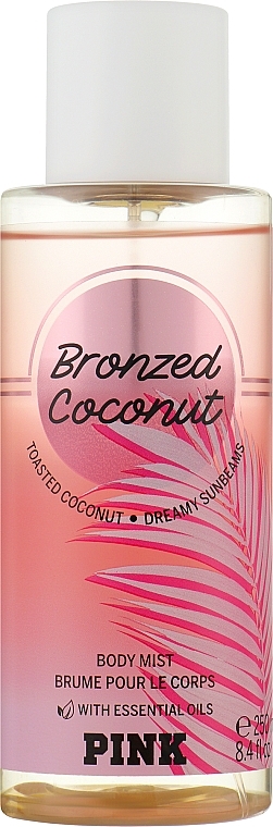 Парфумований міст для тіла - Victoria's Secret Bronzed Coconut Pink Body Spray — фото N1