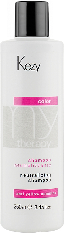 Шампунь для волос нейтрализирующий желтизну - Kezy MyTherapy Post Color Neutralizing Shampoo — фото N1