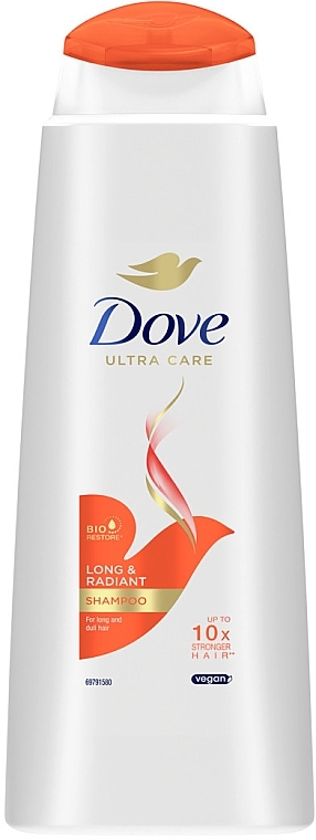 Шампунь для волос "Длина и сияние" - Dove Long & Radiant Shampoo — фото N1