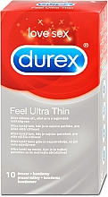 Презервативы ультратонкие, 10 шт - Durex Feel Ultra Thin — фото N1