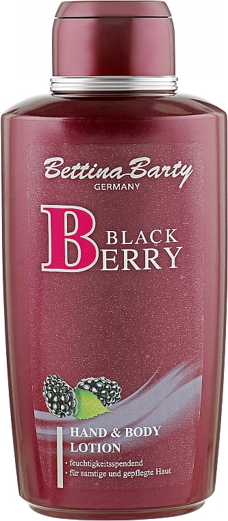 Лосьйон для рук і тіла "Ожина" - Bettina Barty Black Berry Hand & Body Lotion — фото N1