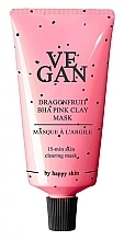 Парфумерія, косметика Маска для обличчя з рожевою глиною - Vegan By Happy Dragonfruit BHA Pink Clay Mask