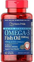 Парфумерія, косметика Харчова добавка "Омега-3" 1500 мг - Puritan's Pride Omega-3 Fish Oil Extra Strength 1500/450mg Softgels