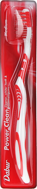 Набор "Clove", красная - Dabur Herb`l (toothbrush/1шт + toothpaste/150g) — фото N4