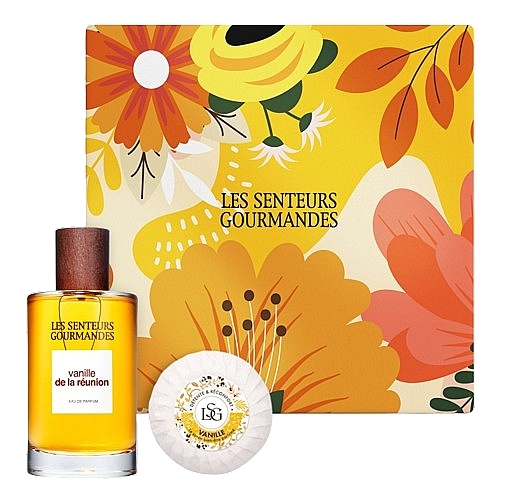 Les Senteurs Gourmandes Vanille De La Reunion - Набор (edp/100ml + soap/70g) — фото N1