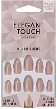 Духи, Парфюмерия, косметика Накладные ногти - Elegant Touch Blush Suede False Nails